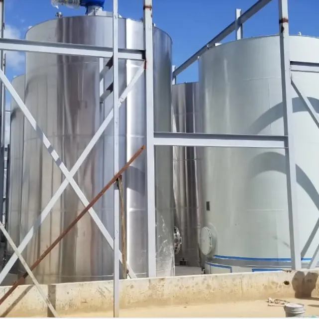 Sıhhi kolay dönüş için özelleştirilmiş biyoreaktör şarap süt bira su yağ yakıt sıvı fermantasyon paslanmaz çelik depolama tankı