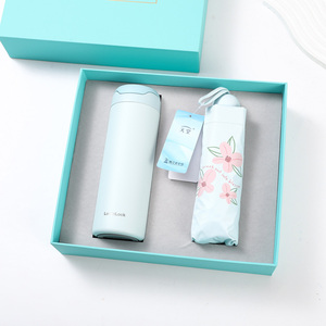 Bouteille d'eau isotherme en acier inoxydable 304 de haute qualité avec journal et stylo pour le jour du vote consultatif - Product Image 4
