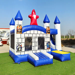 Castillo Inflable Azul Mágico de PVC para Juegos al Aire Libre, Casa de Brinco Inflable, Casa Inflable para Exteriores - Product Image 1