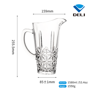 Bình Thủy Tinh Thổi Sữa Độc Đáo, Máy Cổ Điển Chịu Nhiệt 1580Ml 53.4Oz - Product Image 6