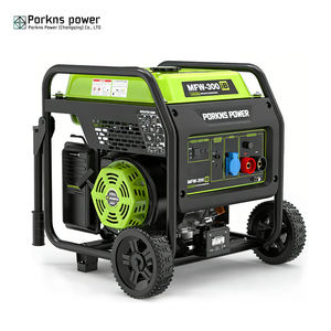 Générateur de soudage portable à essence Porkns pour extérieur AC110-240V, soudeuse mobile 80-230A, générateur de soudage à l'arc à essence - Product Image 1