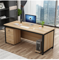 Bureau d'étude réglable moderne personnalisé en acier bois bois style personnel ordinateur de bureau