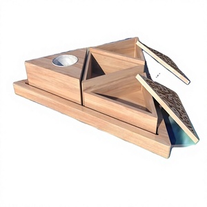 Quemador de Incienso Árabe de Madera de Primera Calidad, Juego de Mubkhar con Anís Estrellado, Exquisito Soporte para Bakhoor, Sándalo Ecológico - Product Image 1