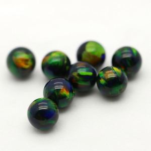 DS Gems Galaxy Opal Black Water Opal avec Sphère en verre compatible Prix d'usine direct pour la conception de bijoux et d'art - Product Image 2