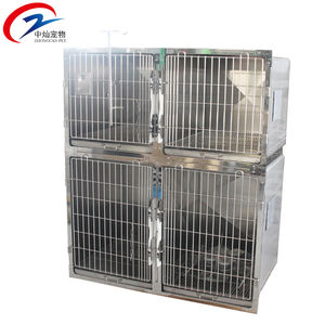 Haute Qualité Nouveau Type 304 En Acier Inoxydable 4 Lits Chambre <span class=keywords><strong>Cage</strong></span> pour Animal Animal De Compagnie - Product Image 1