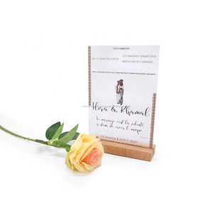 Mode <span class=keywords><strong>D</strong></span>'<span class=keywords><strong>invitation</strong></span> de Mariage En Acrylique Transparent En Plexiglas De Voeux <span class=keywords><strong>Carte</strong></span> Logo Givré <span class=keywords><strong>D</strong></span>'<span class=keywords><strong>invitation</strong></span> De Mariage - Product Image 1