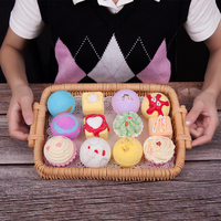 Bombes de bain effervescentes de luxe personnalisées, faites à la main, faible MOQ, pour enfants, biologiques, véganes, en forme de crème glacée et de cupcake