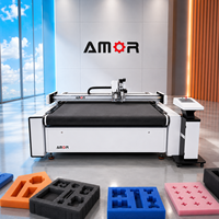 Machine de découpe CNC en mousse EVA avec couteau oscillant pour emballage de protection