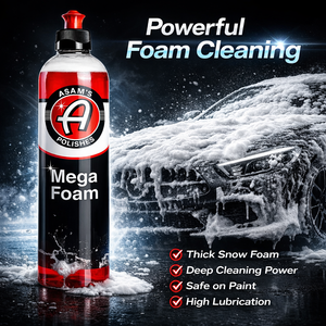 Champú para Autos Mega Foam (473ml) Espuma Roja Densa para Lavado de Autos, Limpieza sin Rayones, Acabado con Brillo Profundo para Autos Nuevos y Usados - Product Image 2