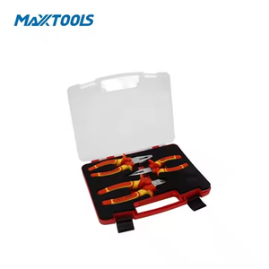 סט כלים חשמליים מבודדים 1000V מקצועיים בעלי תקן VDE עם פלייר כרום-ונדיום, כלי עבודה ידניים חשמליים בטיחותיים - Product Image 1