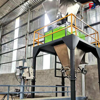Machine de remplissage et de scellage semi-automatique pour sacs jumbo de 500 kg à 2000 kg en acier inoxydable 304, à économie d'énergie, pour aliments et chlorure de calcium