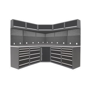 Removable Garage Corner <strong>Tool</strong> <strong>Cabinet</strong> / Metal Corner <strong>Tool</strong> Box for Workshop Steel Combination Workbench - Product Image 6