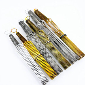 Folding birdcage, flashing magic pigeon cage, gold and silver King Magic <b>stage</b> pigeon magic <b>props</b> wholesale - Product Image 5