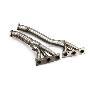 Collecteur d'échappement et downpipe sans catalyseur en acier inoxydable pour BMW Z4 N52 2.5/3.0 2009-2016 – Amélioration haute performance - Product Image 3