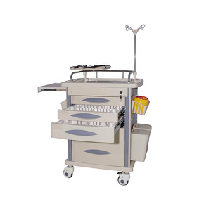 MK-P03 Goedkope Hoge Kwaliteit Staal-Kunststof Therapie Medische Trolley Prijs Met Accessoires - Product Image 3