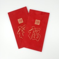Amplop Hadiah Uang Keberuntungan Hong Bao Tradisional Tionghoa Tahun Baru yang Dapat Disesuaikan
