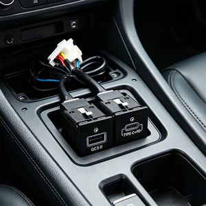 Módulo de Carga <span class=keywords><strong>R</strong></span>ápida Plug & Play QC3.0 PD con Puerto USB para VW Golf MK5 MK6 <span class=keywords><strong>R</strong></span>-<span class=keywords><strong>Line</strong></span> Touran 2006-2015, Mejora Interior - Product Image 3