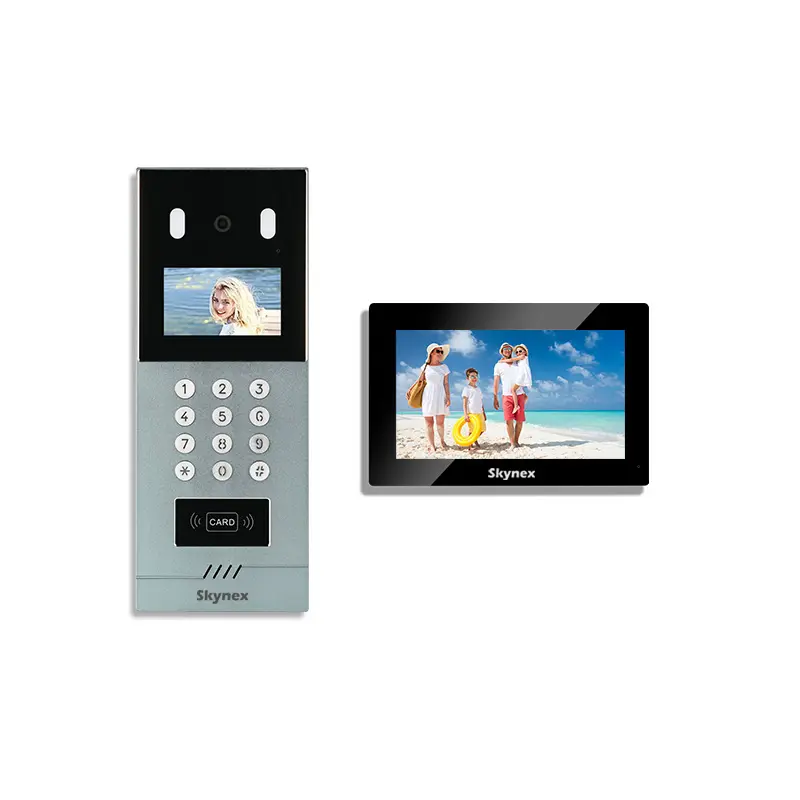 Bester Hersteller 4,3-Zoll-LCD-Bildschirm IP-Video-Tür sprechanlage mit Tür entriegelung