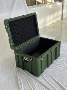 DF0721 - Caja de Almacenamiento de Seguridad Impermeable Grande de 180L/188L, Color Verde Oliva y Negro Personalizado - Product Image 3