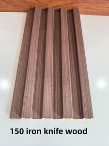 Pannello Murale Moderno di Lusso in PVC WPC <span class=keywords><strong>Legno</strong></span> Massello Impermeabile <span class=keywords><strong>per</strong></span> Soggiorno, Carte <span class=keywords><strong>da</strong></span> <span class=keywords><strong>Parati</strong></span> e Rivestimenti a Griglia - Product Image 5