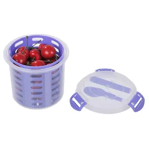 Crystalia Yogurt Parfait Cups with Lids, Breakfast on The Go Plastic Bowls with Topping Cereal Oatmeal or Fruit Container, Snack