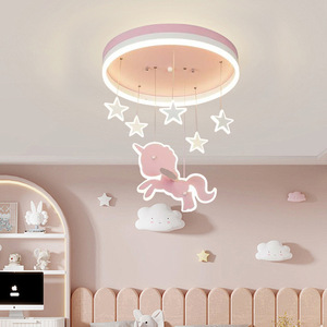 Sáng Tạo Pha Lê Vương Miện Đèn Chùm Cho Trẻ Em Của & Công Chúa Phòng Ấm Màu Hồng Ánh Sáng Trần Cho Cô Gái Của Phòng Ngủ - Product Image 3