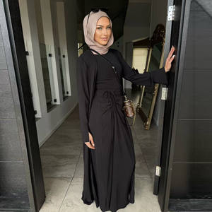 Abaya 2026 Eid Ramadan, ensembles de vêtements musulmans pour femmes, haut et <span class=keywords><strong>jupe</strong></span> en 2 pièces, ensemble coordonné Abaya, vêtements islamiques pour femmes - Product Image 5