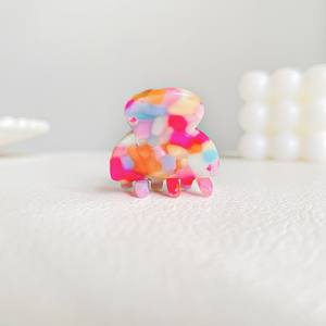 BLISSLIFE venta al por mayor 2,7 cm pequeño Mini tamaño lindo niños pinza para el cabello dulce chico pinzas para el cabello acetato niños pinzas para el cabello - Product Image 1