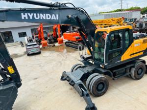 ¡OFERTA ESPECIAL! Excavadora de ruedas HYUNDAI 210W-7 usada con motor diésel, bombas de buena calidad y gran fuerza de excavación. ¡Lista para enviar hoy! - Product Image 3