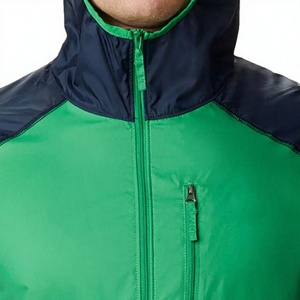 Chaqueta Cortavientos para Hombre LONG MISSION INDUSTRY, Transpirable, con Bloques de Color Verde Marino, Nailon/Poliéster, Estilo Casual, Ropa de Calle para Invierno - Product Image 5