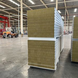 Panneaux muraux et de toiture sandwich en laine de roche ignifuge, certifiés CE, norme polonaise, <span class=keywords><strong>prix</strong></span> <span class=keywords><strong>au</strong></span> mètre carré - Product Image 2