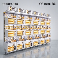 Machine à capsules Gacha personnalisable en acrylique et bois à quatre niveaux pour affichage de posters, vente directe usine, pour jeux Gacha et jouets en capsule