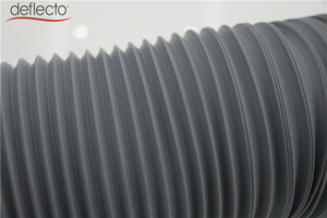 Tuyau d'échappement épaissi pour hotte de cuisine 100MM <span class=keywords><strong>X</strong></span> 4M, conduit d'air en PE pour cuisine, tuyau d'aération gris - Product Image 6