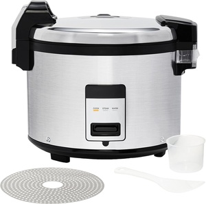 Keep Warm Portable Commercial Electric Stainless Steel Rice Cooker with Measuring Cup & Paddle for Hotel Use - Product Image 1