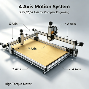 1000x1500mm <span class=keywords><strong>CNC</strong></span>-Mechanikbausatz mit 4x NEMA23 Motoren für Holzfräsen - Product Image 2