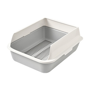 Extra Large Cat Litter Box Rectangle 48x38x20 Pp Material Semi Enclosed With Lid For Cats - Product Image 2