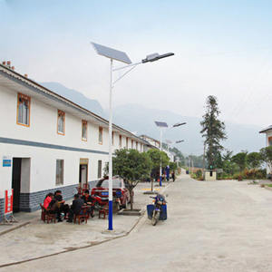 Lampu Jalan tenaga surya, lampu jalan tenaga surya 100W IP67 Sensor gerak PIR tahan air semua dalam satu tiang terintegrasi untuk pencahayaan Jalan Taman - Product Image 6