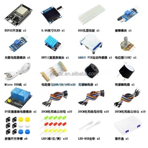 Kit de démarrage pour carte de développement ESP32 ESP-32S WIFI IOT, kit d'apprentissage de base pour les expériences DIY avec tutoriel - Product Image 3