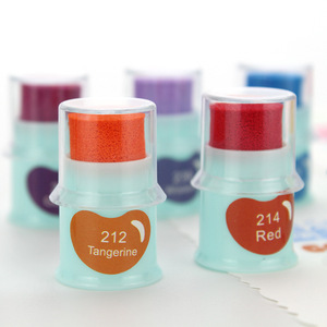 Tampons encreurs miniatures 35 <span class=keywords><strong>couleurs</strong></span> en forme de haricot pour tampons en caoutchouc, loisirs créatifs et journal intime - Product Image 4