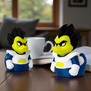 Vashine - Manualidades de Plástico Impresas en 3D, Lindos Patos de Goku, Freezer y Majin Buu, Divertidas Decoraciones para el Hogar, Juguetes de Colección para Niños - Product Image 6