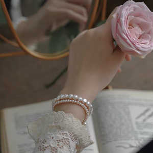 Natural Baroque Pearl <b>Bracelet</b> <b>Stack</b> Elegant Jewelry Collection - Product Image 4