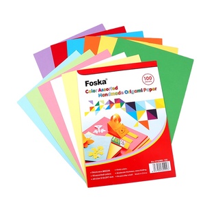 Foska couleurs assorties 100 et 250 pièces artisanat décoration coupe à la taille feuilles d'impression impression <span class=keywords><strong>double</strong></span> <span class=keywords><strong>face</strong></span> papier coloré - Product Image 1
