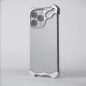 Custodia per telefono cellulare in metallo con telaio in lega di alluminio per <span class=keywords><strong>iPhone</strong></span> 12 <span class=keywords><strong>13</strong></span> 14 15 16 <span class=keywords><strong>Pro</strong></span> Max Four Corner <span class=keywords><strong>protezione</strong></span> posteriore - Product Image 2