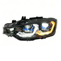 Nouveau phare laser SJC Auto pour BMW Série 3 F30 F35, mise à niveau vers phare laser X5, DRL jaune/blanc/ambre à changement de couleur