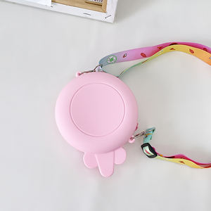 Monedero de Silicona con Forma Redonda de Piruleta, Impermeable, para Niñas, Niños, con Diseño de Dibujos Animados, para Guardar Auriculares - Product Image 6