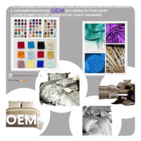 Vente en gros de literie en soie hypoallergénique 19 Momme personnalisée pour hôtels Lavable en machine Queen/King ODM/OEM Usine de commande en gros 5 pièces