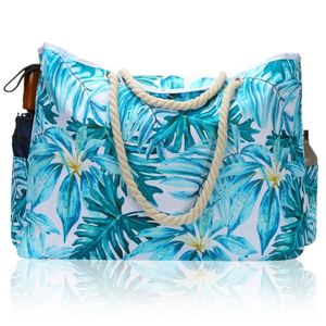 2024 Summer Travel Polyester Women Tote Shoulder Bag <b>Extra</b> <b>Large</b> Waterproof Lightweight Beach Bag - Product Image 1