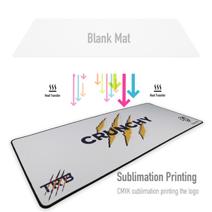 Alfombrilla de ratón de diseño personalizado al por mayor con logotipo, alfombrilla de ratón antideslizante extendida con borde cosido para juegos para oficina y hogar - Product Image 2