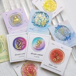 Bâton de colle haute transparence, diamètre 1,1 cm, longueur 27 cm, séchage rapide, pour estampage, sceau de cire, cartes - Product Image 2