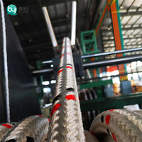 Cuerda de amarre marina UHMWPE de 7/64 pulgadas, 72 mm, alto módulo, certificada ISO, longitud personalizable